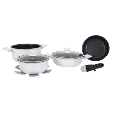 Набор посуды Gimex Cookware Set induction 7 предметов White (6977221)
