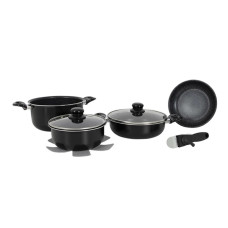 Набор посуды Gimex Cookware Set induction 7 предметов Black (6977222)