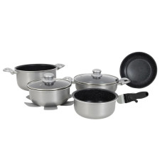 Набор посуды Gimex Cookware Set induction 8 предметов Silver (6977227)