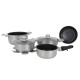 Набір посуду Gimex Cookware Set induction 8 предметів Silver (6977227)
