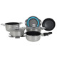 Набор посуды Gimex Cookware Set induction 9 предметов Silver (6977226)
