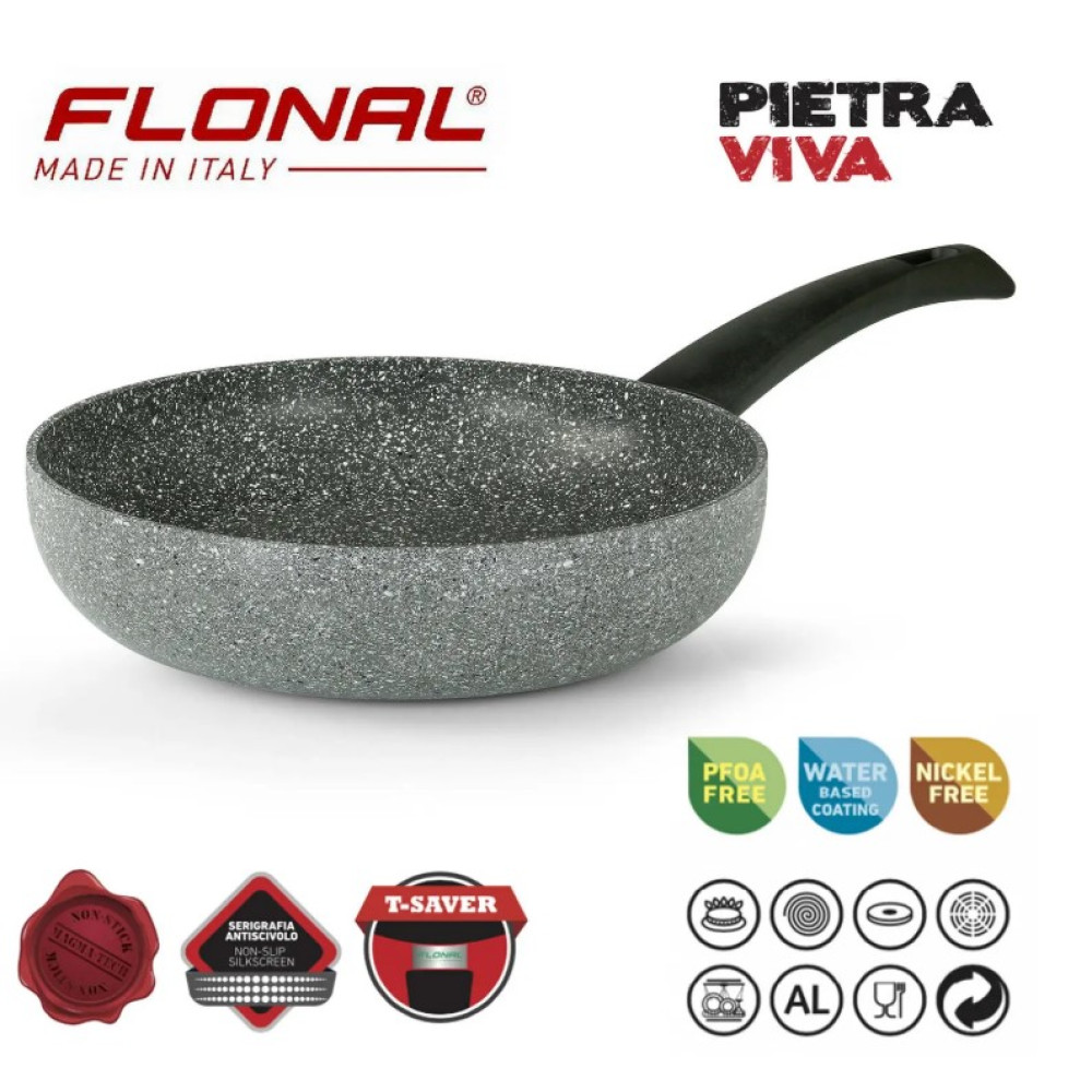 Сковорода Flonal Pietra Viva 30 см (PV8PB3070)