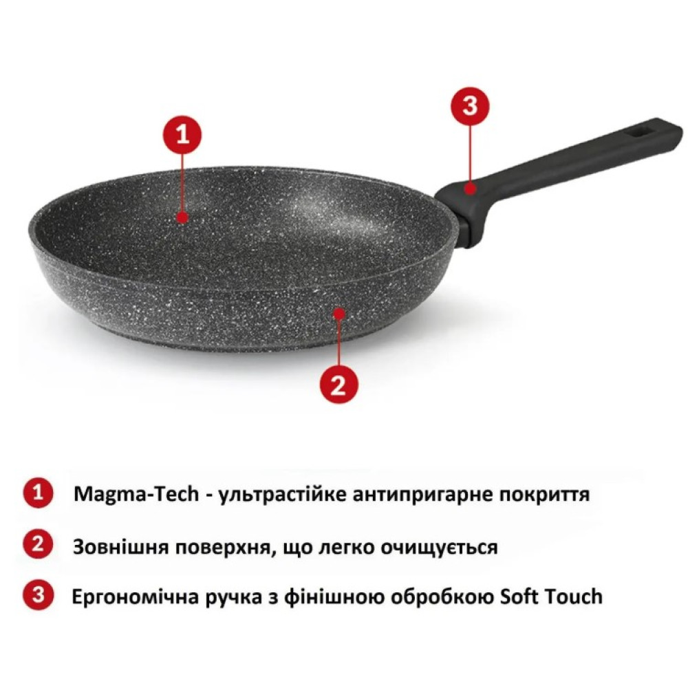 Сковородка Flonal Pietra Lavica 24 см (PLIPP2480)