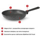 Сковородка Flonal Pietra Lavica 24 см (PLIPP2480)