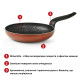 Сковорода Flonal Pepita Granit 22 см (PGFPS2250)