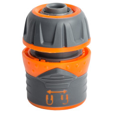 Коннектор Flora 1/2" быстросъемный для шланга 1/2" с замком (ABS+TPR) (5015464)