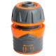 Коннектор Flora 1/2" быстросъемный для шланга 1/2" с замком (ABS+TPR) (5015464)