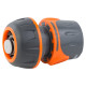 Коннектор 1/2" Flora быстросъемный для шланга 3/4" аквастоп (ABS+TPR) (5015514)