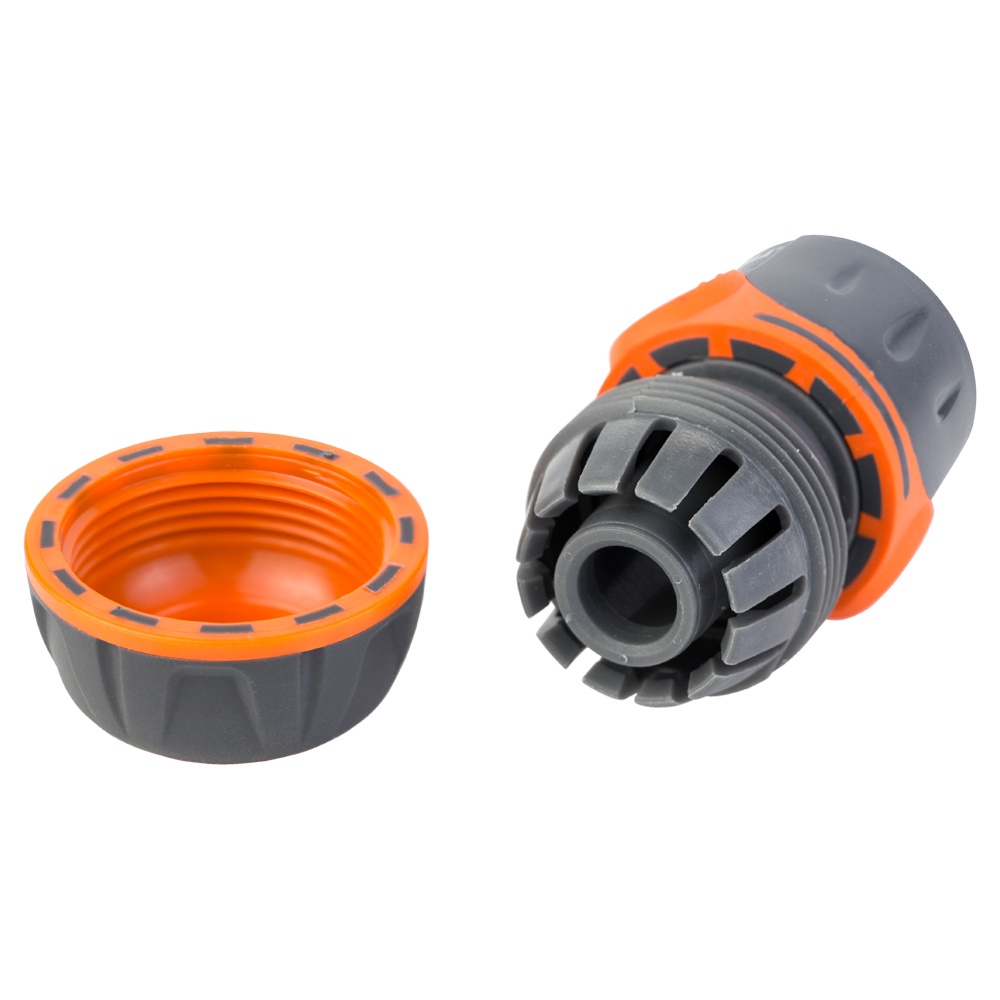 Коннектор 1/2" Flora быстросъемный для шланга 3/4" (ABS+TPR) (5015544)