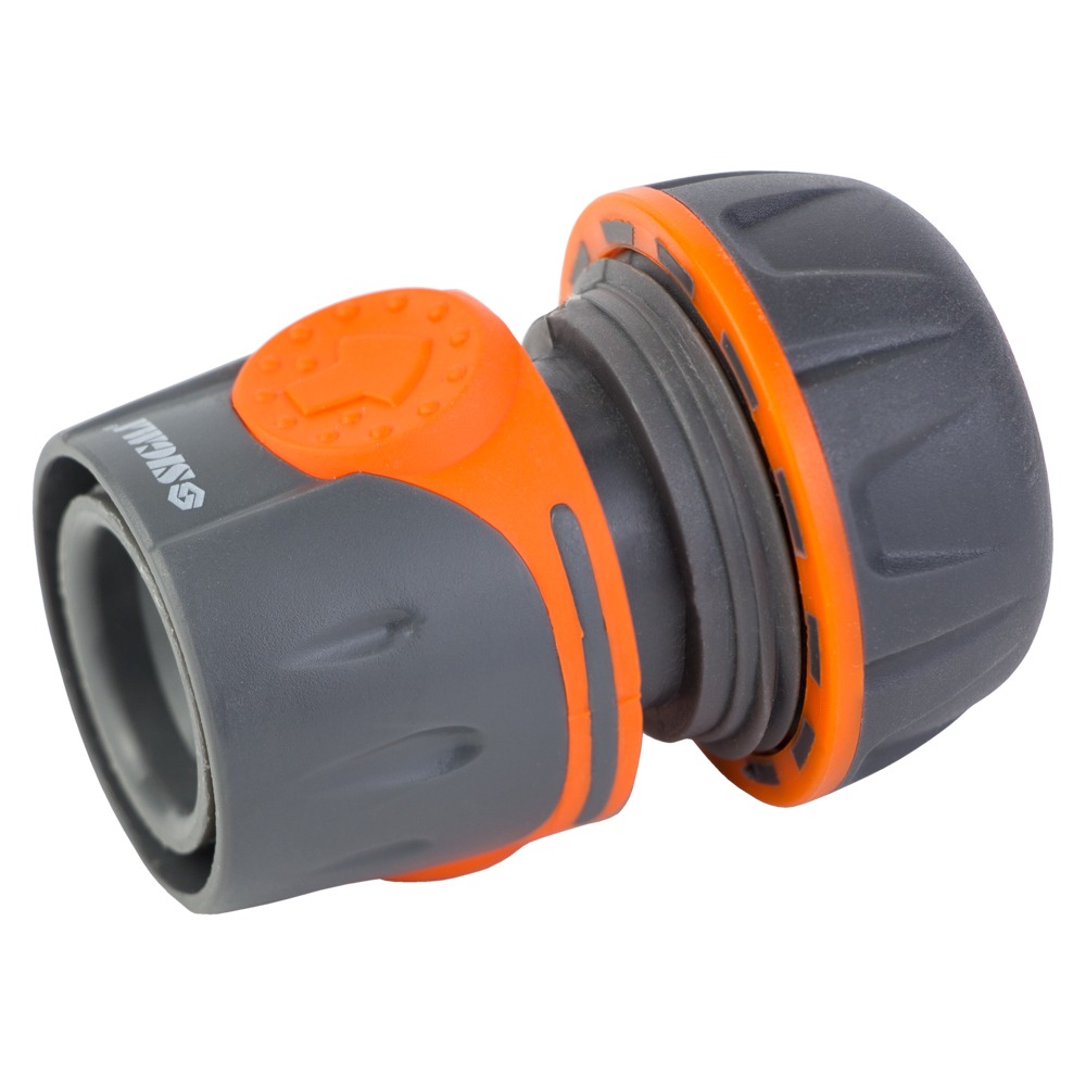 Коннектор 1/2" Flora быстросъемный для шланга 3/4" (ABS+TPR) (5015544)