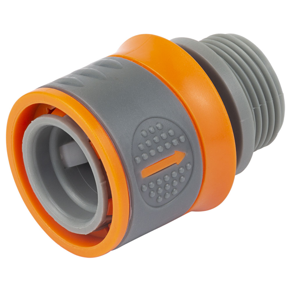 Конектор 1/2" Flora швидкознімний на кран 3/4" (ABS+TPR) (5015574)