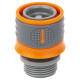 Конектор 1/2" Flora швидкознімний на кран 3/4" (ABS+TPR) (5015574)