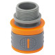 Конектор 1/2" Flora швидкознімний на кран 3/4" (ABS+TPR) (5015574)