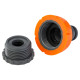 Адаптер для конектора Flora 1/2" універсальний в/р 1/2"×3/4" (ABS+TPR) (5015834)