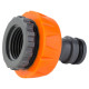 Адаптер для конектора Flora 1/2" універсальний в/р 1/2"×3/4" (ABS+TPR) (5015834)