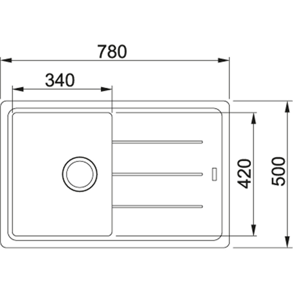Мийка кухонна Franke Basis 114.0258.042