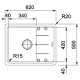 Мийка кухонна Franke BASIS BFG 114.0565.090