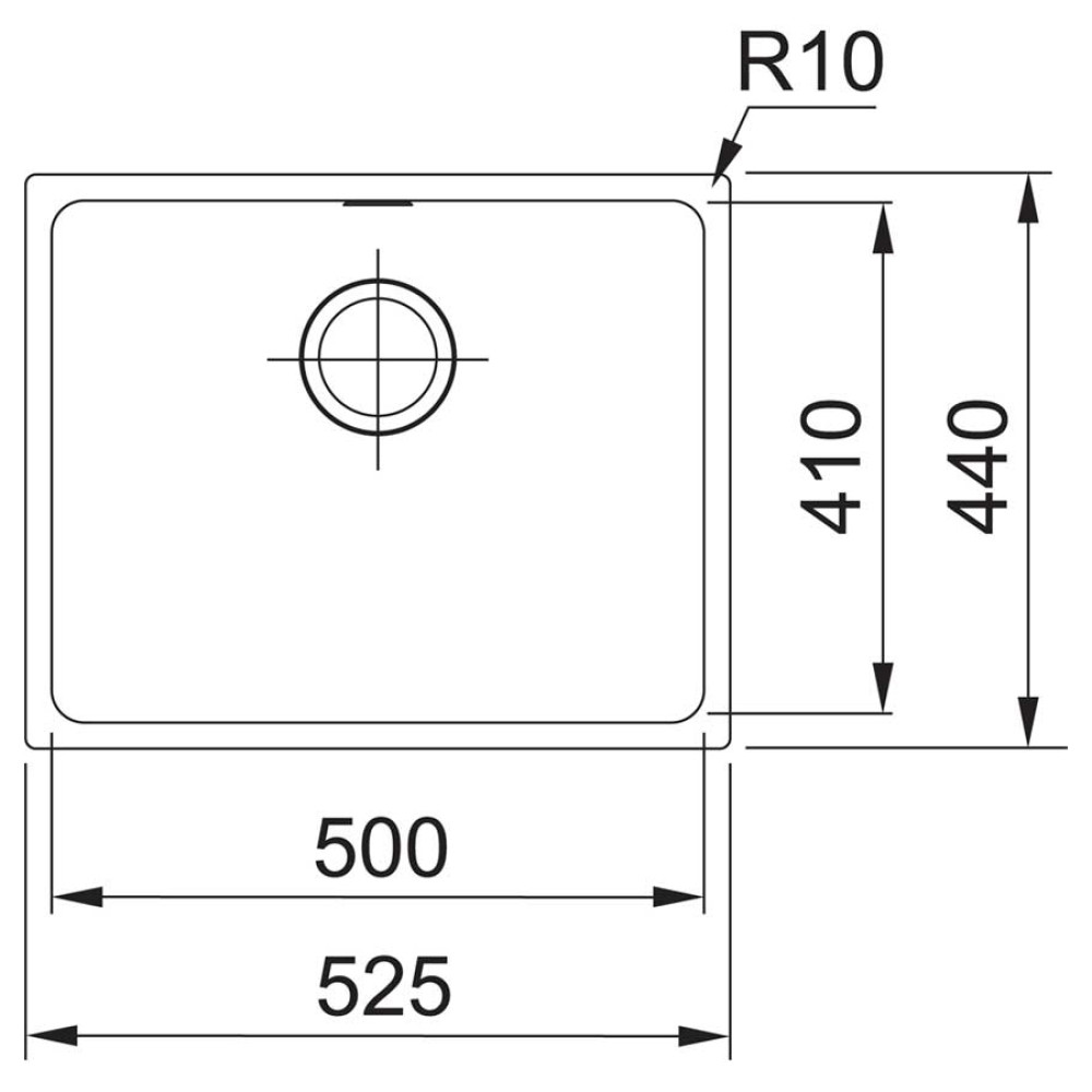 Мийка кухонна Franke SIRIUS SID 125.0395.602
