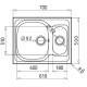 Кухонна мийка Romzha Fifika 1.5C Textura RO44017