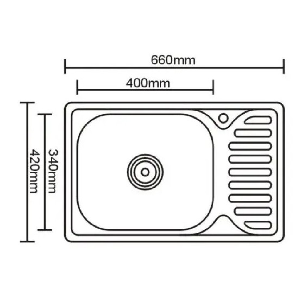 Кухонна мийка Romzha Mirela Textura RO47136