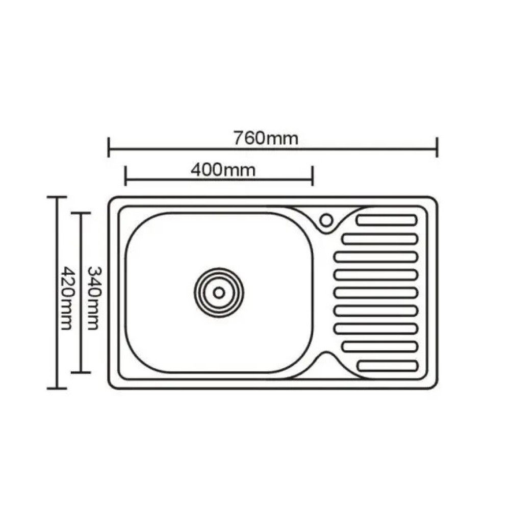 Кухонна мийка Romzha Anka Satin RO47140