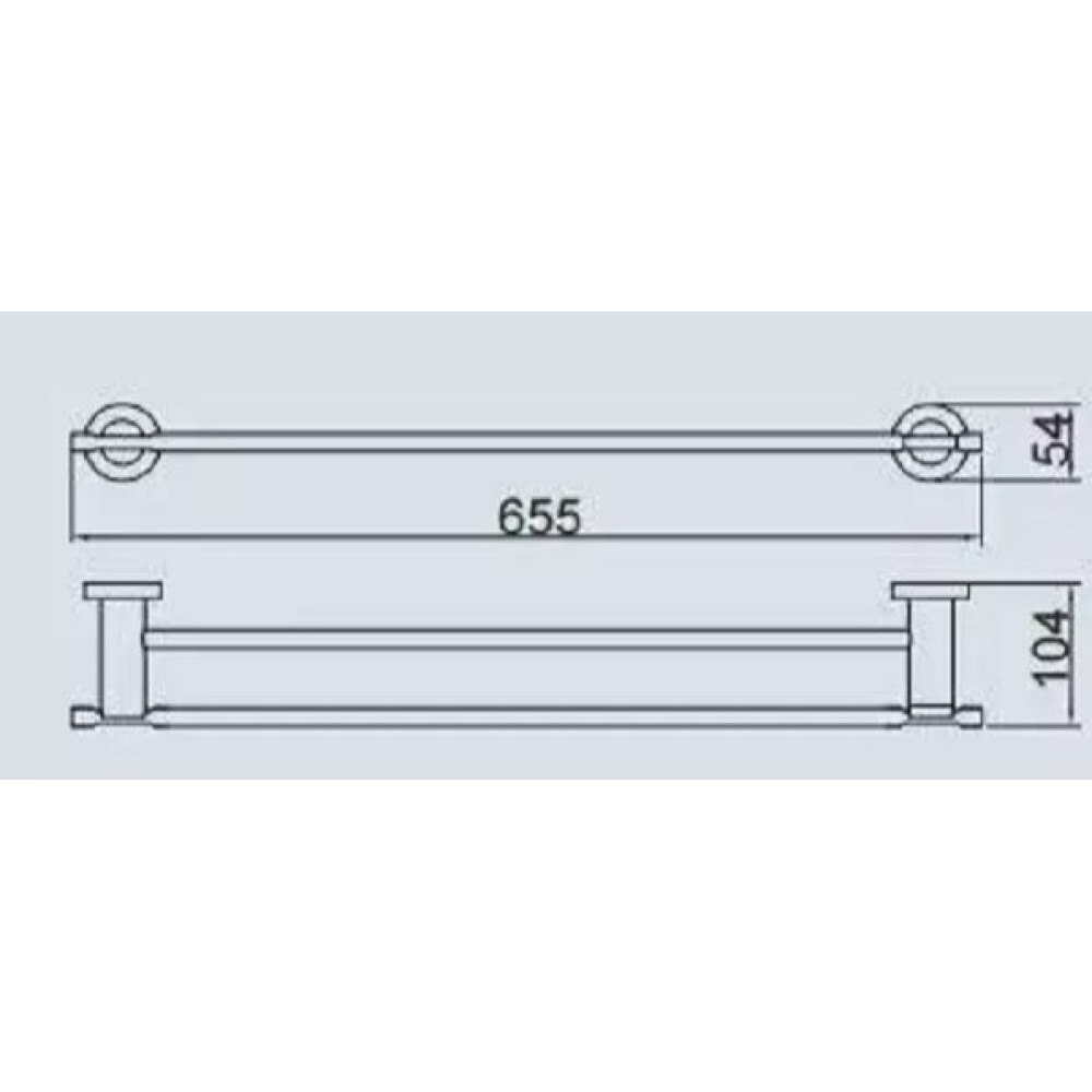 Тримач рушників Gappo 65.5 см G1809