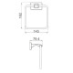 Полотенцедержатель Gappo G0704-9