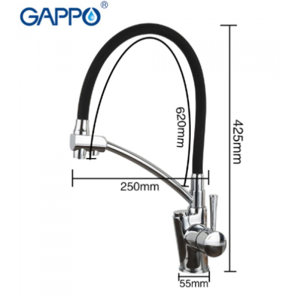 Змішувач для кухні Gappo G4398-11