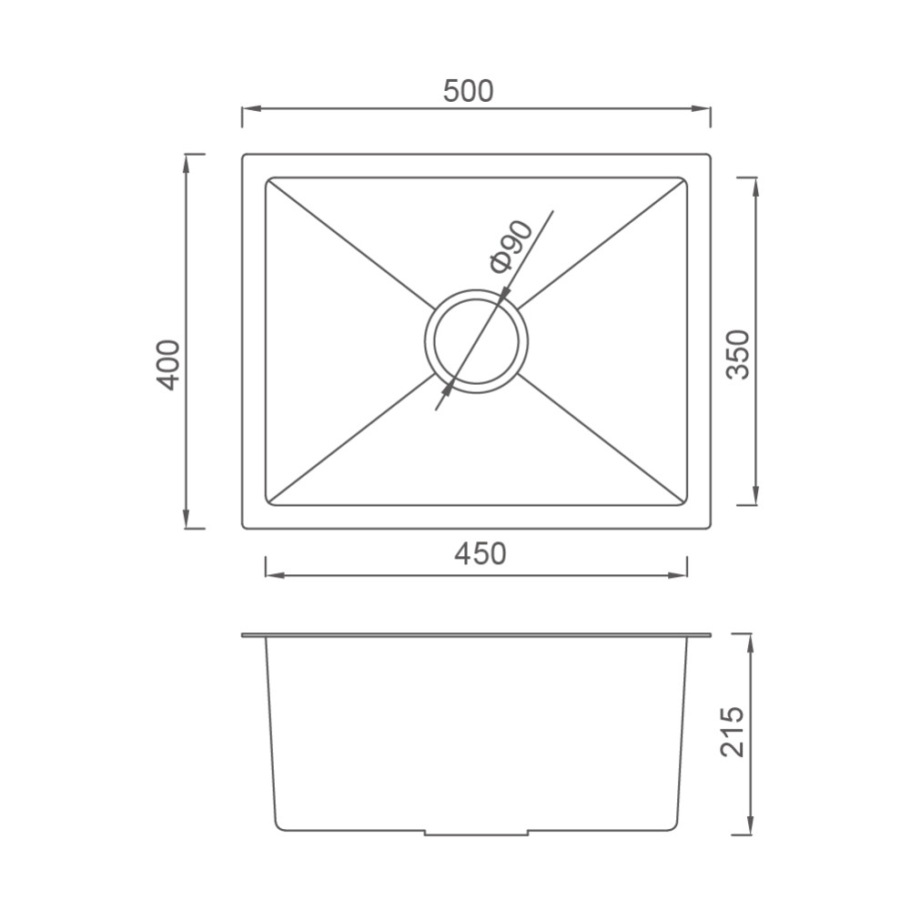 Кухонная мойка Gappo GS 5040 1045123