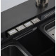 Кухонная мойка Gappo GS7547-19 + смеситель + сифон + колландер + дозатор + омыватель стаканов