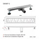 Душевой трап Gappo 70х500 мм, нержавеющая сталь G85007-2