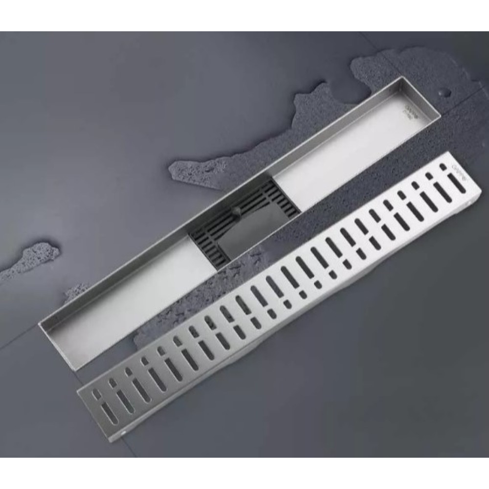 Душовий трап Gappo 70х800 мм, нержавіюча сталь G88007-3