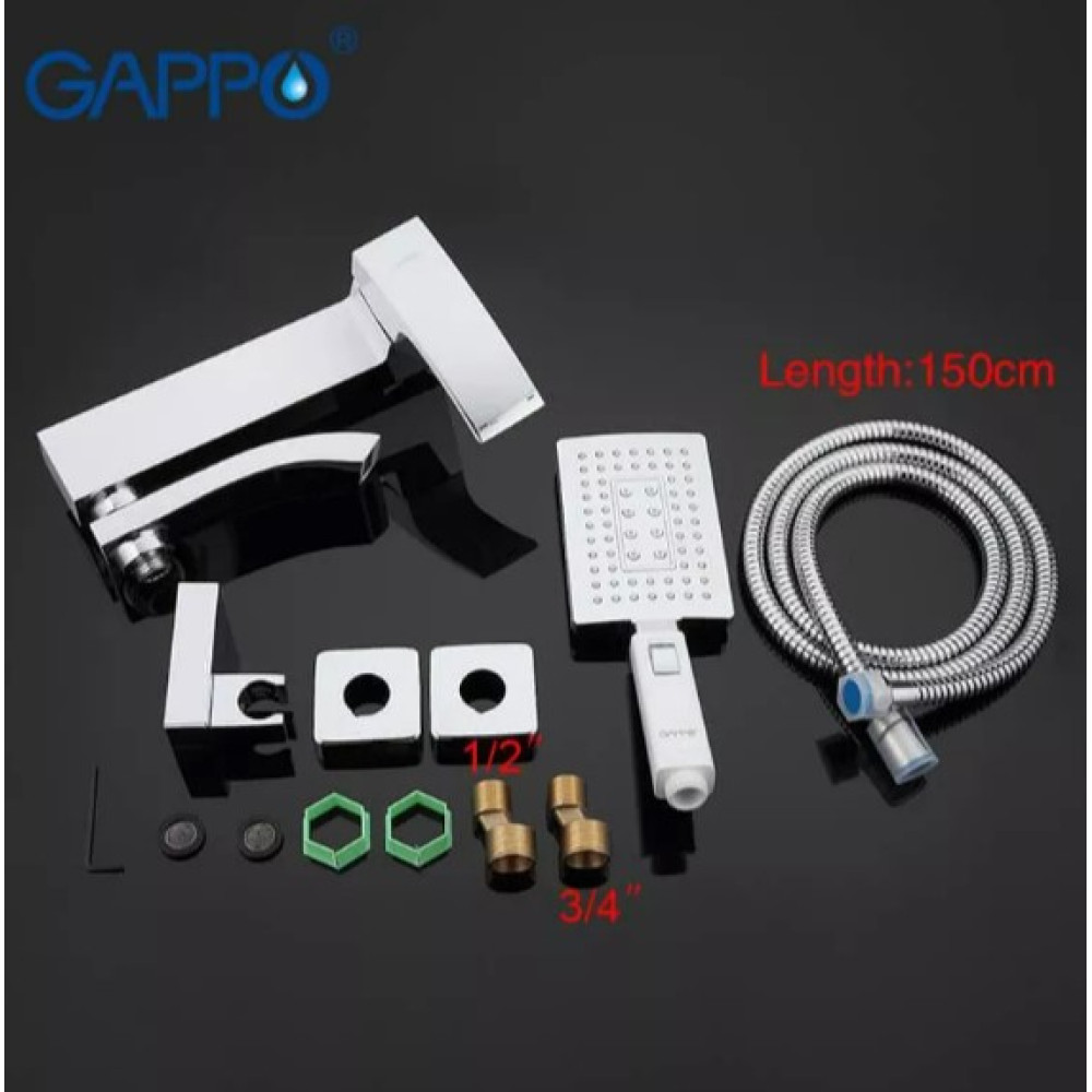 Змішувач для ванни Gappo G3207-8
