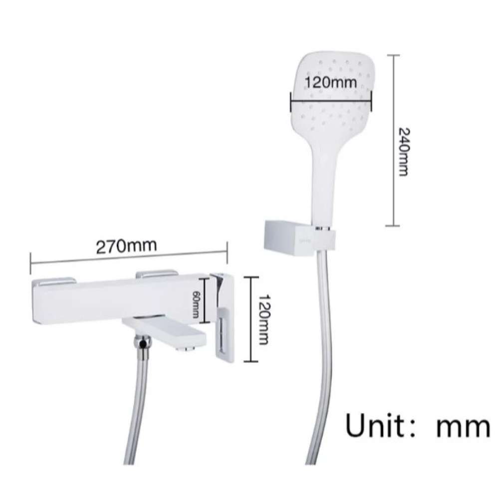 Змішувач для ванни Gappo G3217-8