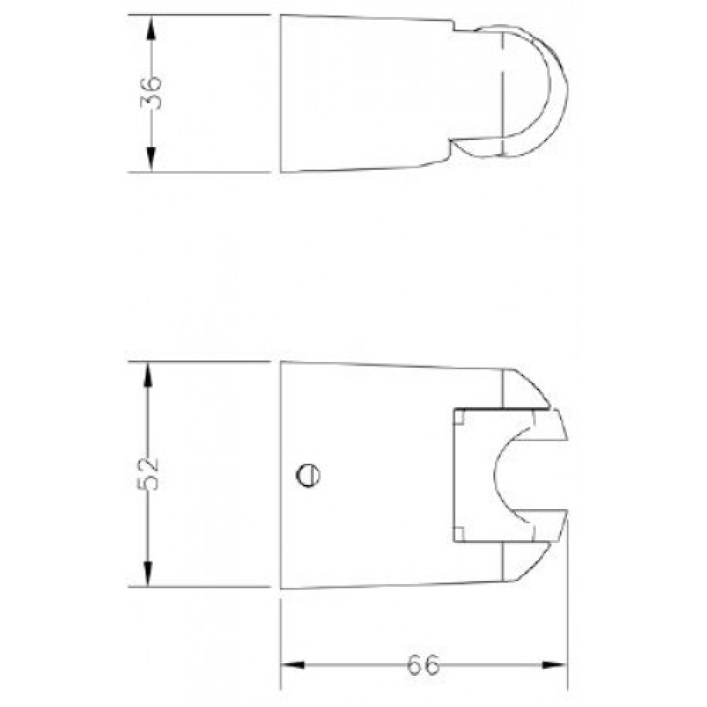 Тримач для душа GENEBRE Oval (100068 45)