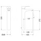 Змішувач для раковини GENEBRE K8 60136 28 45 66