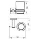 Стакан настінний GF (BLB) / S-2606