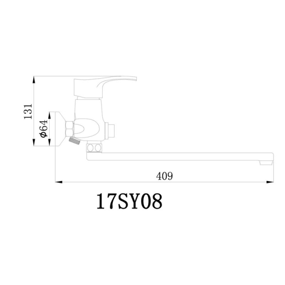 Змішувач для ванни GF (CRM) / S- 03-005B