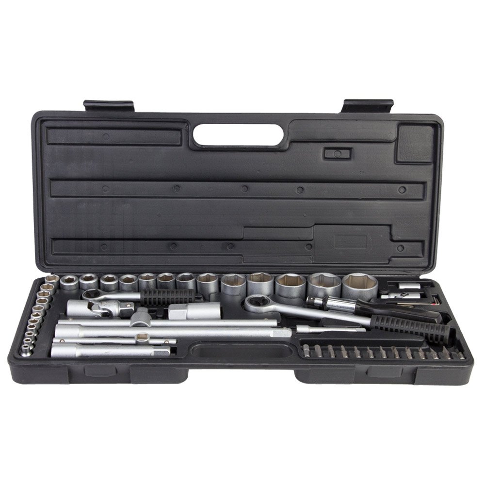 Набір насадок торцевих Grad 1/4", 1/2"+ аксесуари 51 шт (кейс) (6003105)