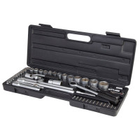 Набір насадок торцевих Grad 1/4", 1/2"+ аксесуари 51 шт (кейс) (6003105)