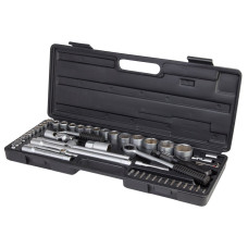 Набор торцевых насадок Grad 1/4", 1/2"+ аксессуары 51 шт (кейс) (6003105)