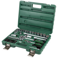 Набор торцевых насадок и бит Grad 1/4", 1/2" 72 шт (6004245)