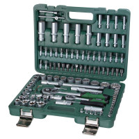 Набор торцевых насадок и бит Grad 1/4", 1/2" 108 шт (12 граней) (TR6004575)