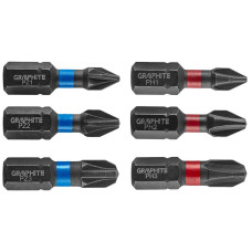 Набор ударных бит GRAPHITE 6 шт 56H540