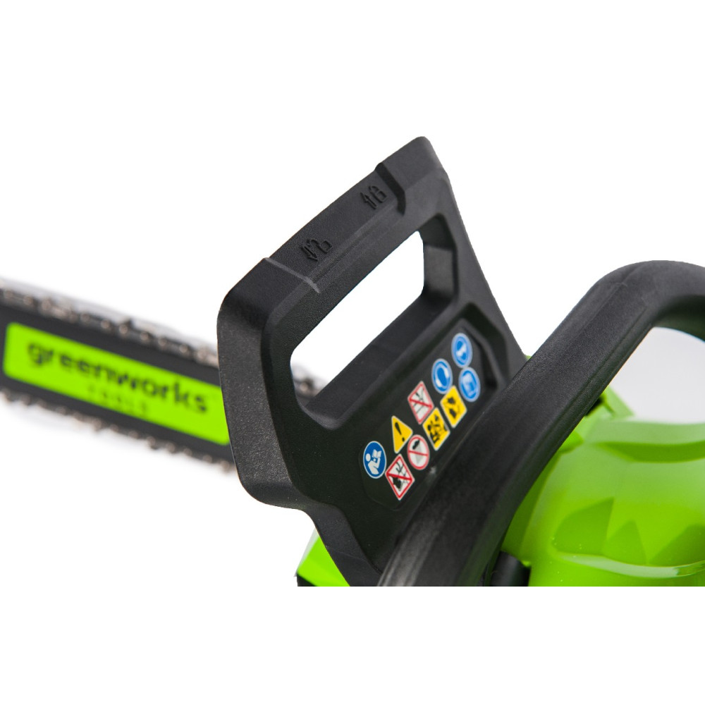 Акумуляторна ланцюгова пила Greenworks GD60CS40K2 з АКБ 2 Ah та ЗП