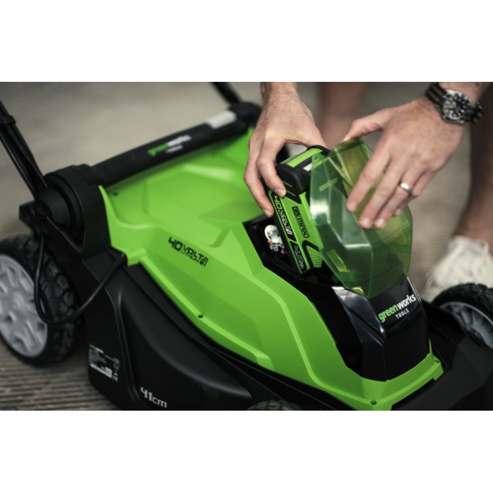 Газонокосарка акумуляторна Greenworks G40LM41 без АКБ та ЗП