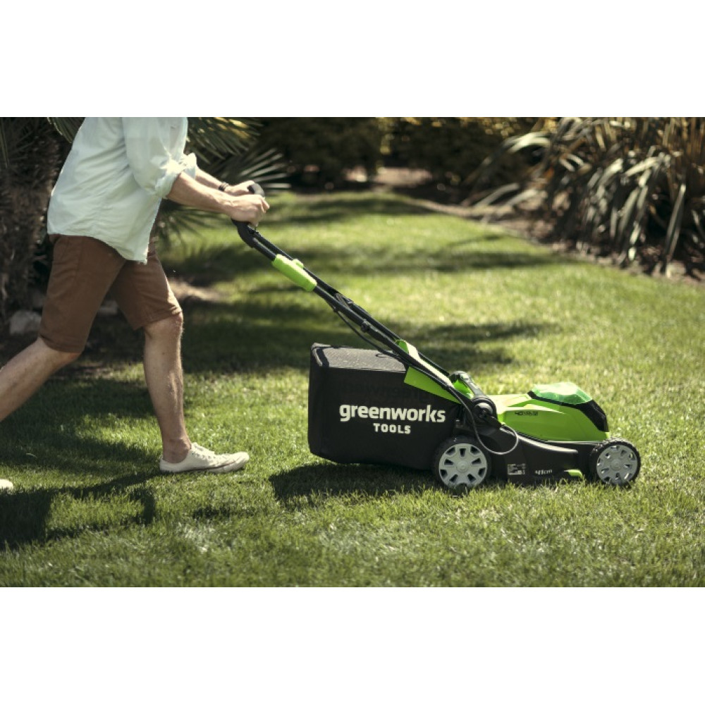 Газонокосарка акумуляторна Greenworks G40LM41 без АКБ та ЗП
