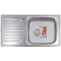 Мойка кухонная HAIBA 78x43 satin (HB0566)