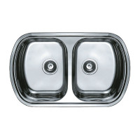 Мийка кухонна HAIBA 80x49 DOUBLE decor (HB0572)