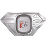 Мойка кухонная HAIBA 95x50 satin (HB0656)